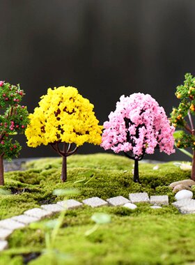 可爱植物PVC模型孩子过家家玩具