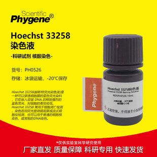Hoechst 33258染色液 赫斯特荧光细胞核DNA染色液 细胞凋亡检测