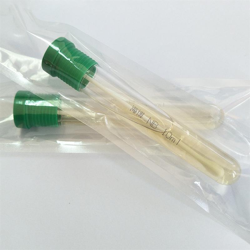 营养肉汤管/含棉签细菌增菌培养转种复壮科研教学1R0ml*20支/盒