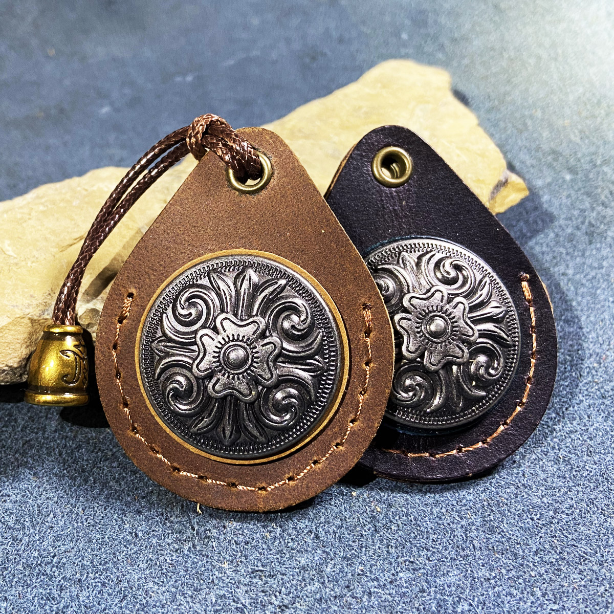 原创真皮迷你小区门禁卡套