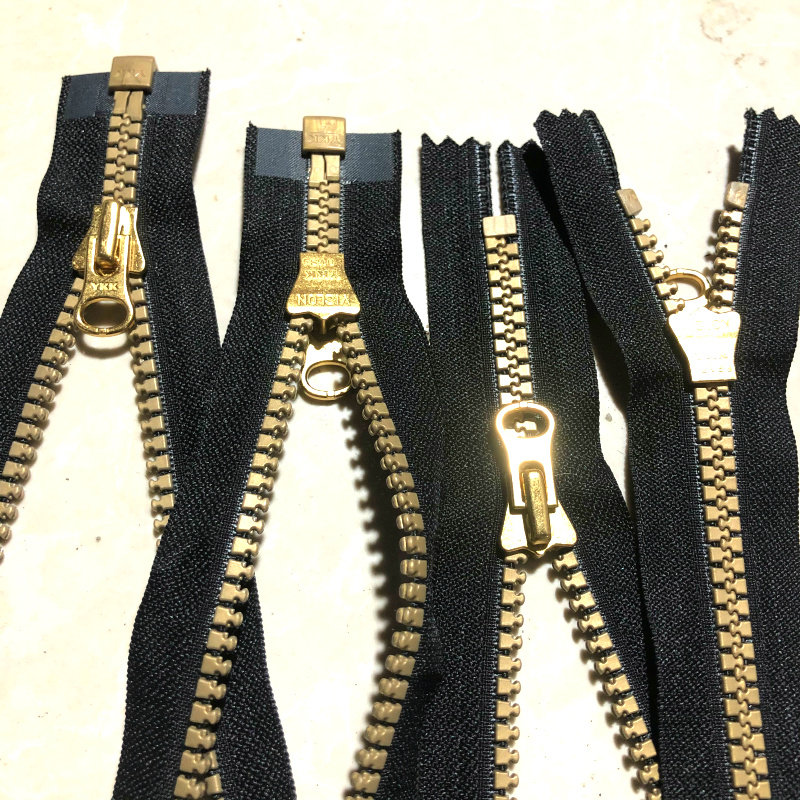 YKK拉链8号黄铜拉头59~68厘米
