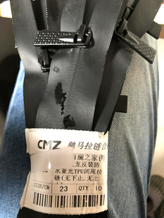 5号单开进口胶膜防水拉链羽绒服外套冲锋雨衣门襟相机包拉锁