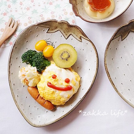 森女益子烧粗陶小清新餐具满包邮