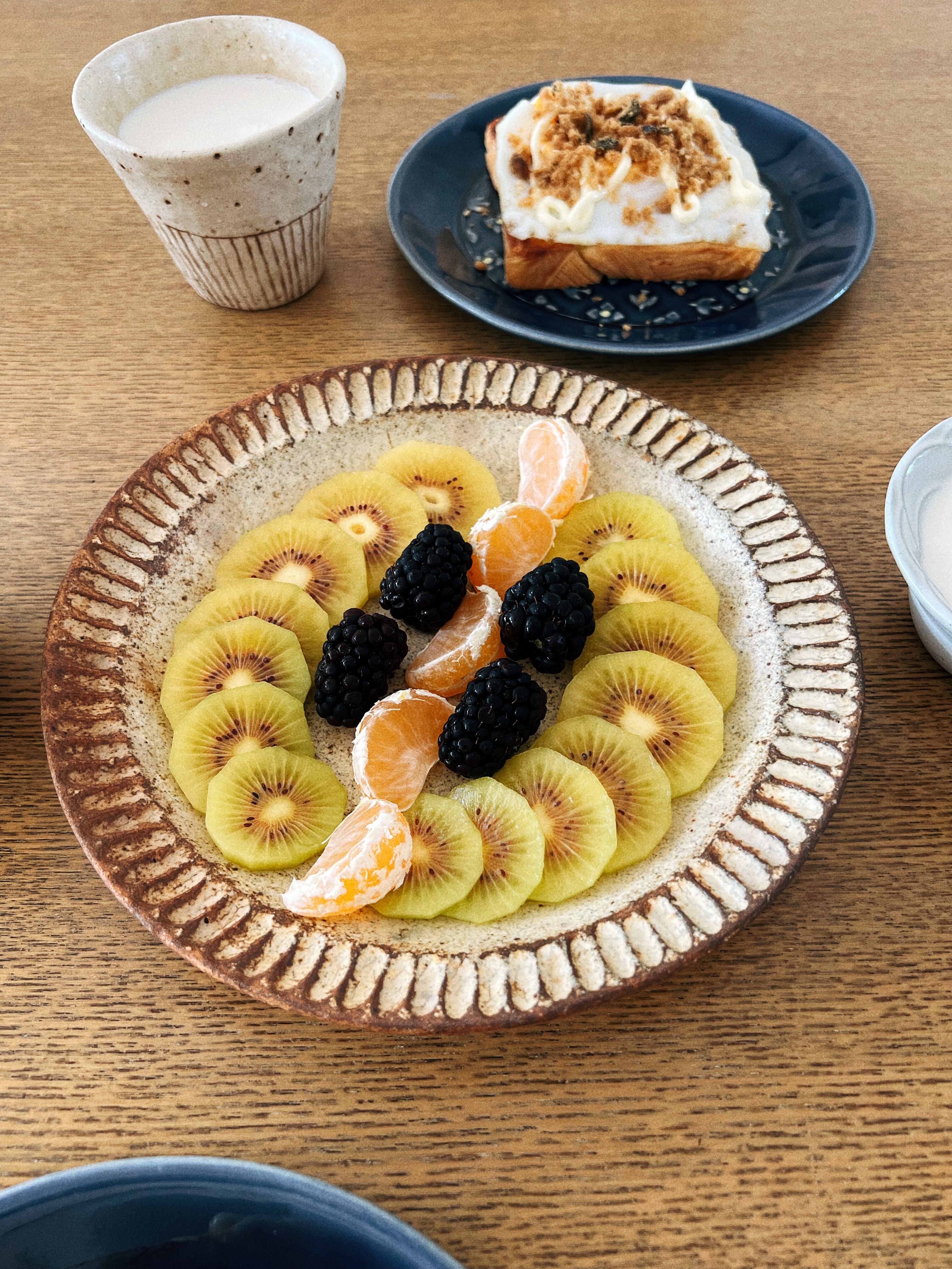 现货日本zakka 复古做旧森女风作家粗陶盘 餐具