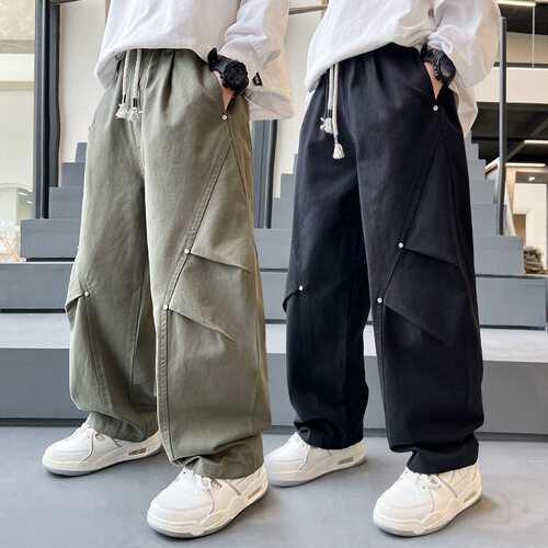 男童夏季薄款速干休闲裤子