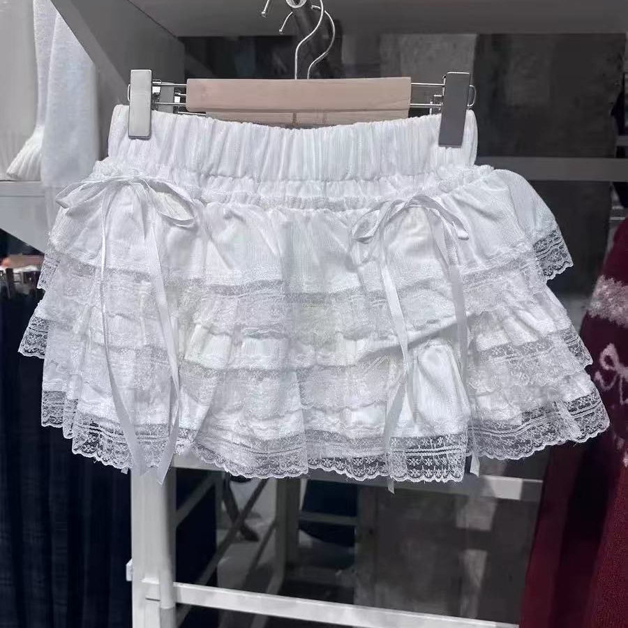 小海鸥WM风甜美蝴蝶结蛋糕裙