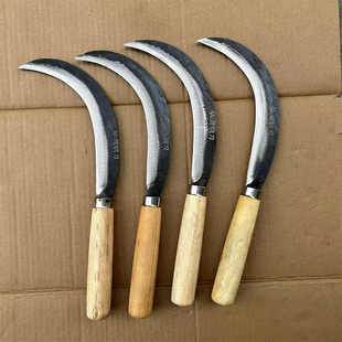 广西纯手工锻打镰刀割草刀砍香蕉树砍树枝砍甘蔗割椰子割槟榔刀
