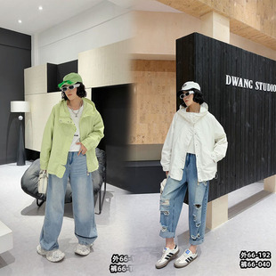 胖妹妹加肥加大宽松连帽外套女200斤春季新款百搭风衣大码女装