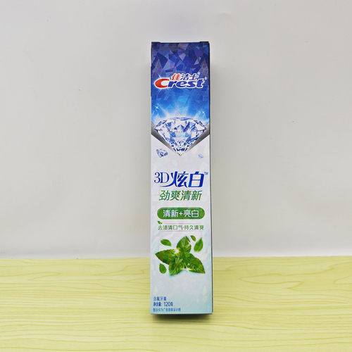 佳洁士3D炫白劲爽含氟牙膏