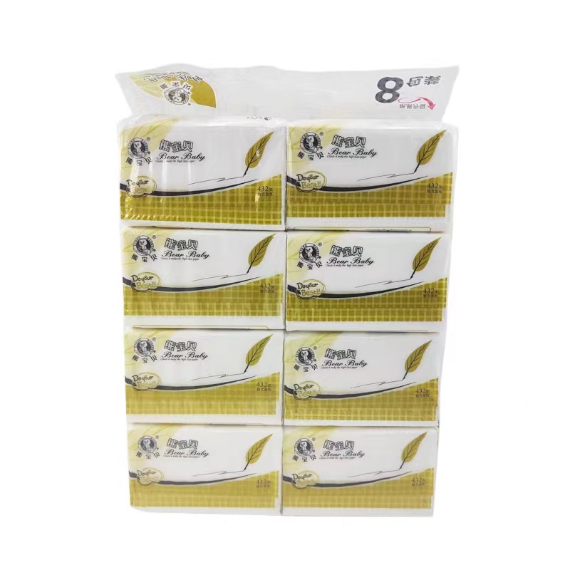 熊宝贝x66软包400张提价面巾抽纸