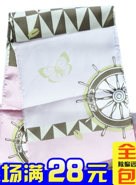 长款丝巾 大方巾丝巾围巾长方巾围脖106*20cm色丁