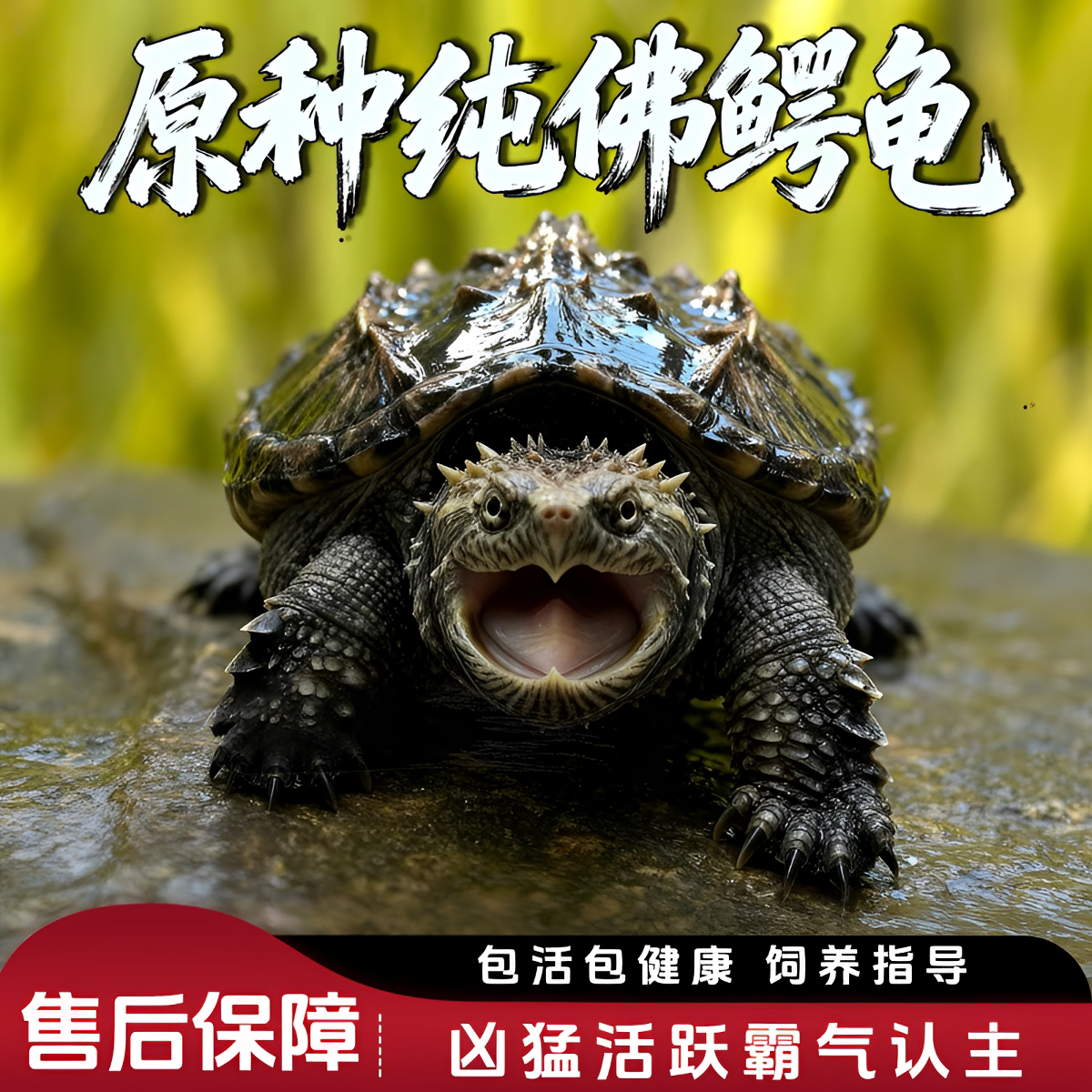 鳄龟爆刺鳄鱼龟幼苗杂佛