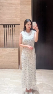 代购迦达GIADA2025春夏新款连衣裙修身长款