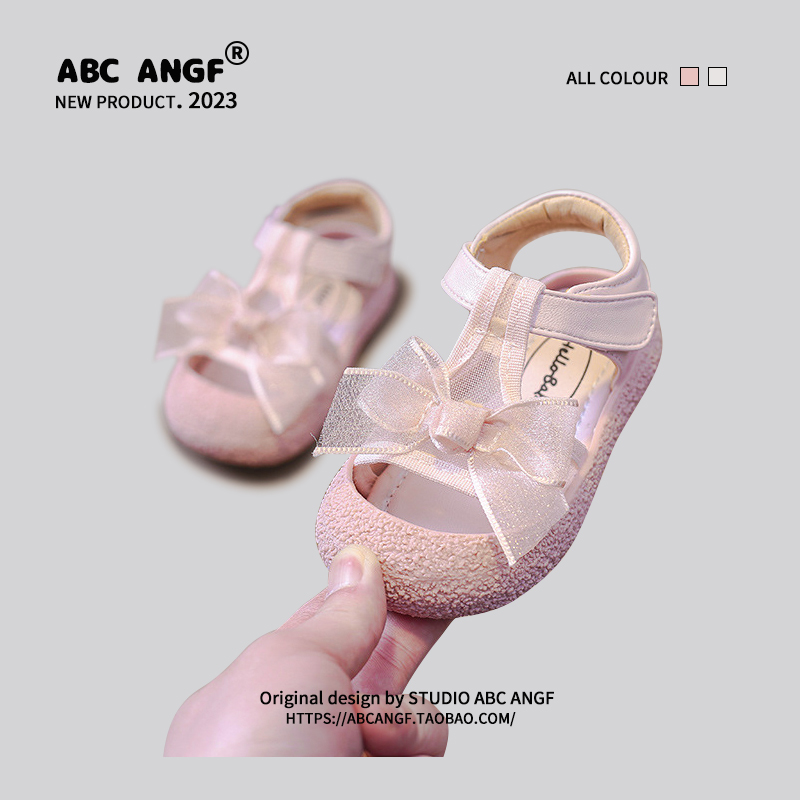 ABCANGF寶寶學步鞋蝴蝶結公主