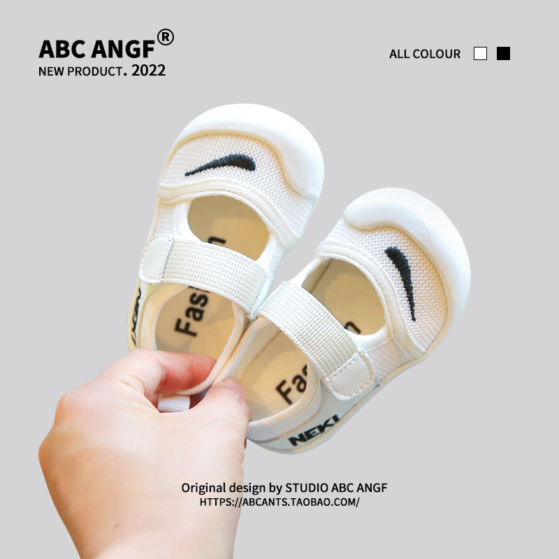@ABC ANGF~韩系ins系列~婴儿学步鞋软底2023春季男女童宝宝半凉鞋