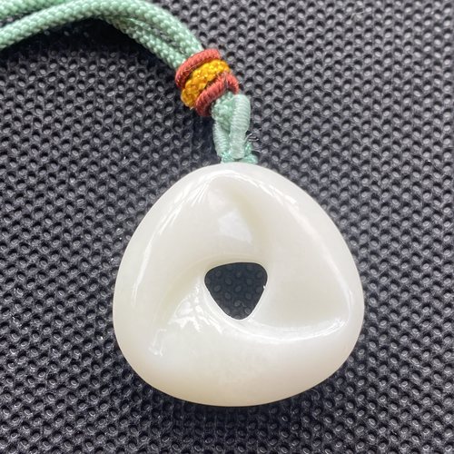 陕西天然正品蓝田玉扭转乾坤时来运转吊坠挂件兵马俑同款证书包邮