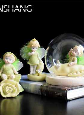 天使花仙子娃娃宝宝蛋糕装饰摆设