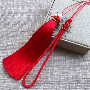 手工精编牛奶丝细线人丝流苏手把绳套装DIY汽车挂件吊饰配绳包邮