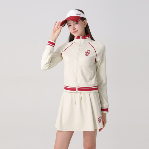 春秋季高尔夫女装长袖网球裙子