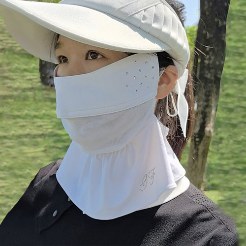 女士面罩夏季防晒透气网纱面纱