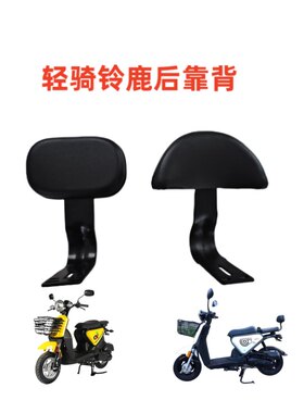 轻骑铃鹿王野吉鹿摩托车后靠背改装配件灵鹿玲珑新款防水通用款式