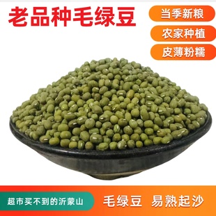 沂蒙山农家自种原生态超市买不到 毛绿豆 本地毛绿豆小绿豆500g