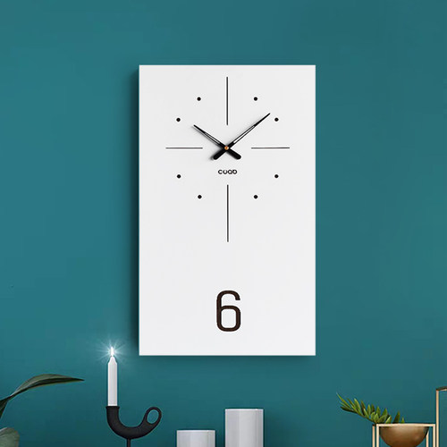 遮挡电表箱白色挂钟尺寸支持定制