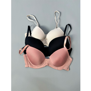 70B.70C.75C日单黛家有钢圈简约舒适款 海绵杯文胸