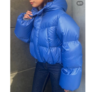 日系高端中性潮牌PAD*D加厚连帽短款羽绒服