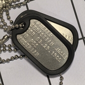 使命召唤KRUEGER军牌身份牌狗牌不锈钢冲压COD周边同款 定制