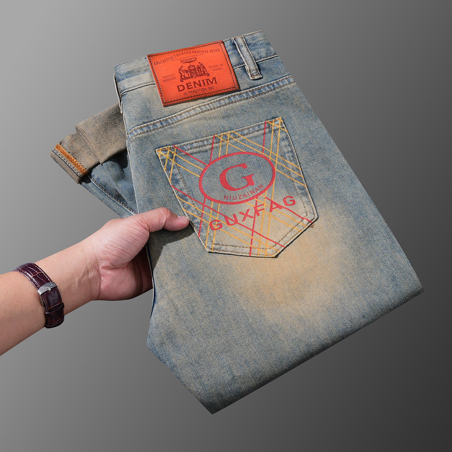 男士巨好看复古牛仔裤子直筒修身2026新款今年流行爆款超夏季薄款