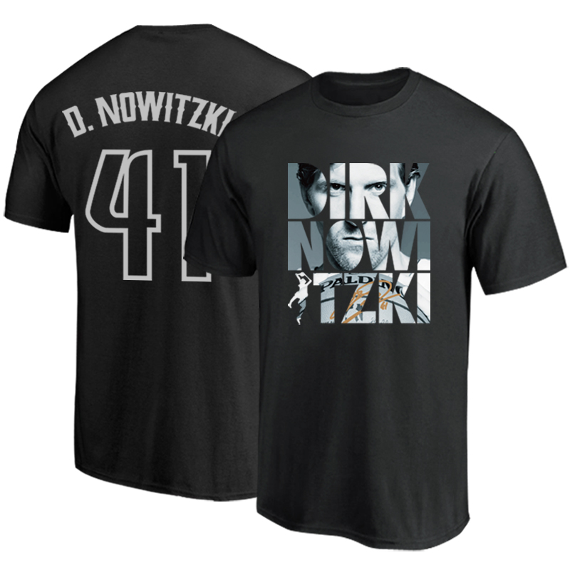 Dirk Nowitzki Driver dirkT Calf Retro Jersey Large Short sleeved pure cotton Fatty Originalin the Men's clothing, T-shirt  category - from Buy2taobao.com to provide professional Taobao agent buy service