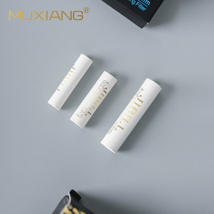 烟斗过滤芯榫头9mm活性炭6/7/8MM两头陶瓷烟嘴活性碳过滤芯50粒装