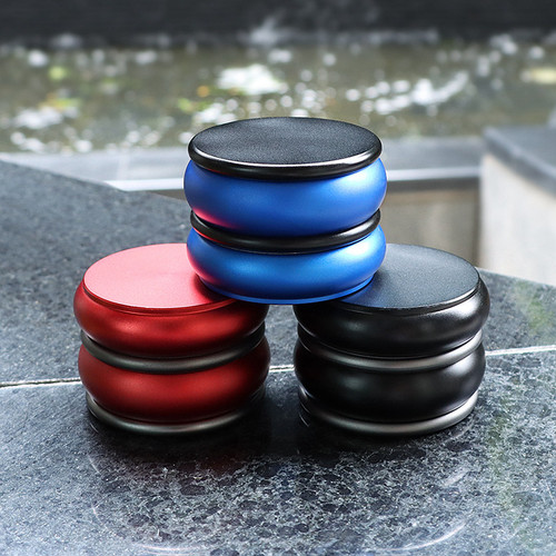 跨境新款4层63mm金属磨烟器鼓型铝合金大号碎烟斗草研磨器grinder