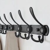 欧式 挂钩轻奢ins风壁挂墙壁免打孔门后衣架排钩进门玄关创意壁挂