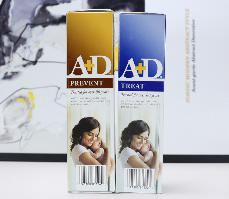 美国A+D新生婴儿宝宝多用滋润修护肤霜AD护臀霜尿布红屁软膏113g