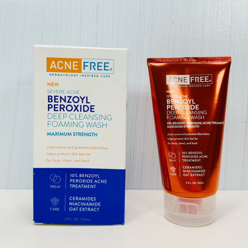 Acnefree10%BPO祛痘控油洁面乳