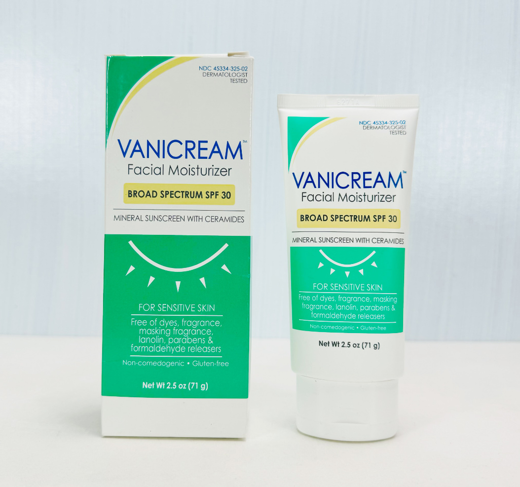 美版Vanicream薇霓肌本敏感肌肤痘肌保湿日霜SPF30防晒神经酰胺