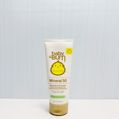 现货美版Sun Bum Baby婴幼儿滋润保湿纯物理防晒霜SPF50成人可用