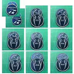 European League Armbands from Past Seasons 2010 2011 2012 2013 2014 2015 2016 2017 2018