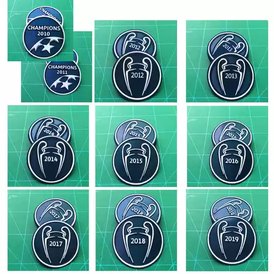 European League Armbands from Past Seasons 2010 2011 2012 2013 2014 2015 2016 2017 2018