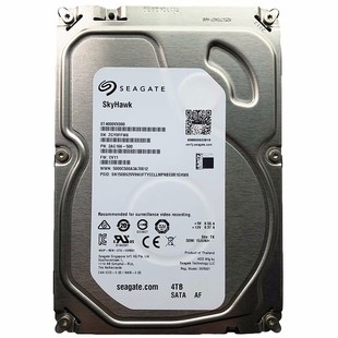 全新希捷3.5寸4T监控硬盘台式机电脑机械安防视频录像ST4000VX000