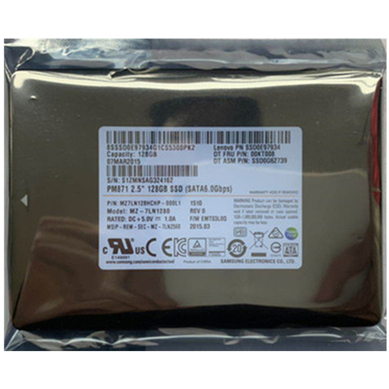 全新2.5寸SSD三星PM871企业级512G笔记本台式机电脑固态硬盘500G
