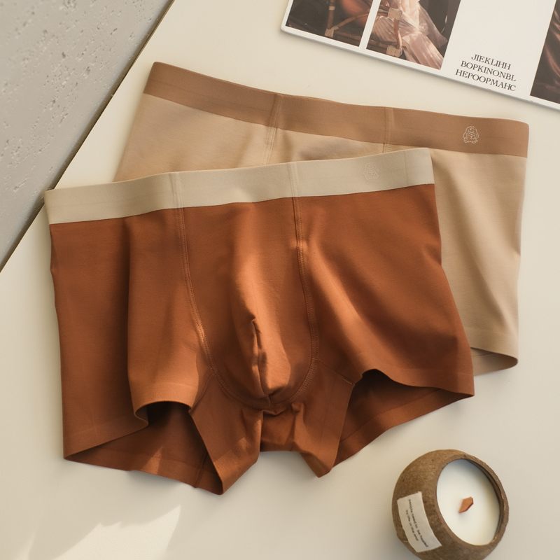 纯棉无痕小狗狗男士内裤