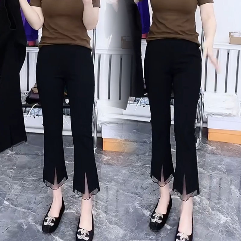 高腰韩版九分批发价休闲裤