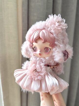 泡泡玛特SP娃衣光织园绽染漫煦着痕skullpanda娃娃衣服礼服裙