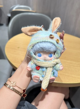 dimoo新生日记娃衣  新生日记dimoo小兔围巾可爱风套装 现货