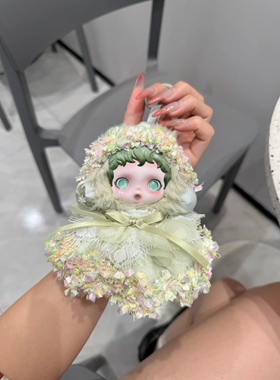 适用不眠剧场sp光织园系列娃衣 小碎叶绿色裙子娃衣 不含娃