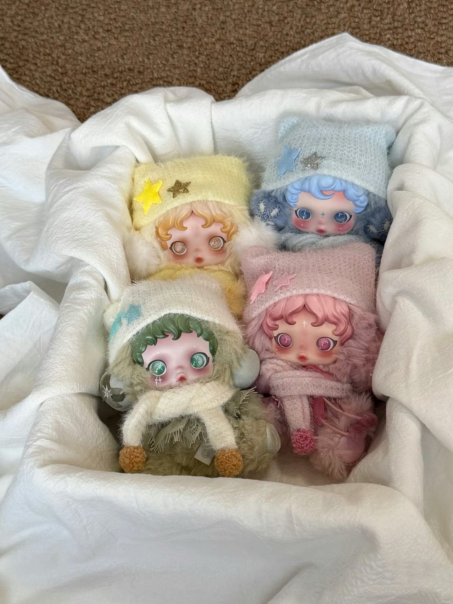 sp娃衣光织园冬日乐章粉色搪胶毛绒skullpanda衣服二代【仅衣服】