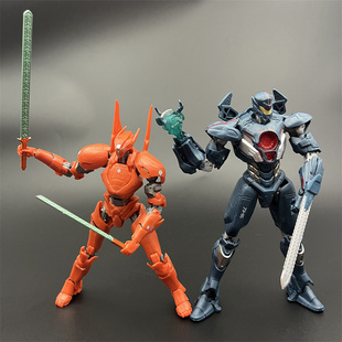 环太平洋2雷霆再起机甲 发光复仇者流浪者雅典娜赤红 手办玩具